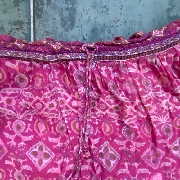 Vintage F.A. Chatta Boho Print Midi Skirt and Top - Picture 4 of 13